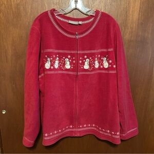Christmas - Croft & Barrow Snowman Fleece